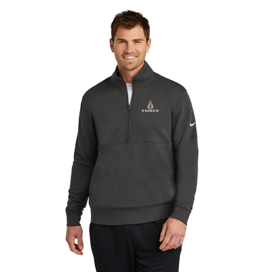 Nike Club Fleece Sleeve Swoosh 1/2-Zip - NKDX6718