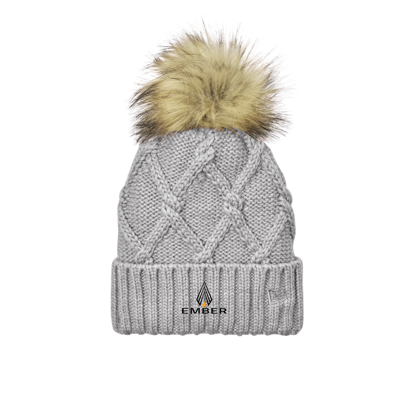 New Era® Faux Fur Pom Beanie  - NE911